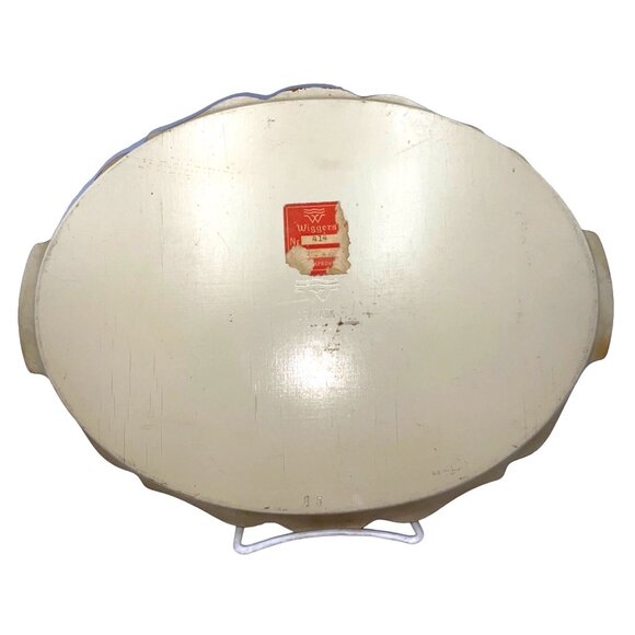 Tray Wiggers 414 Vintage Wood Hand-Painted Collectible 12.5” x 9.25” - Picture 3 of 5